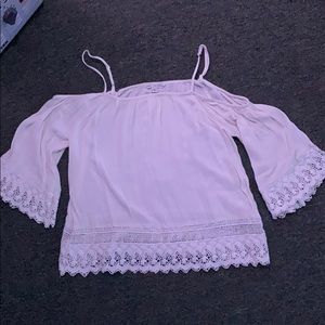 American eagle off the shoulder shirt